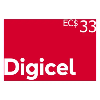 Digicel EC$33 Mobile Top-up LC