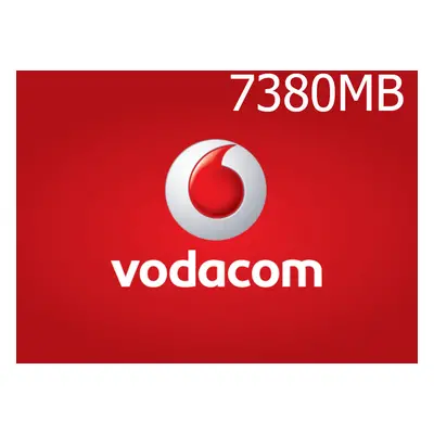 Vodacom 7380MB Data Mobile Top-up TZ