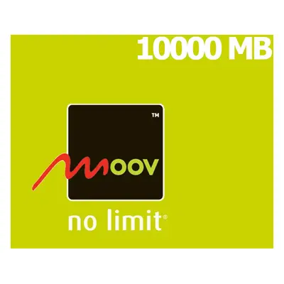 Moov 10000 MB Data Mobile Top-up BJ