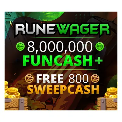 Runewager 20000000 Fun Cash + FREE 2000 Sweep Cash