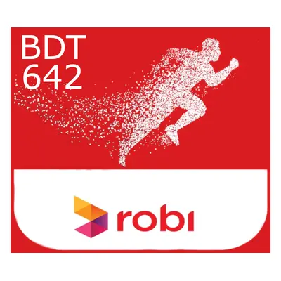 Robi 642 BDT Mobile Top-up BD