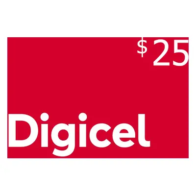 Digicel $25 Mobile Top-up MQ