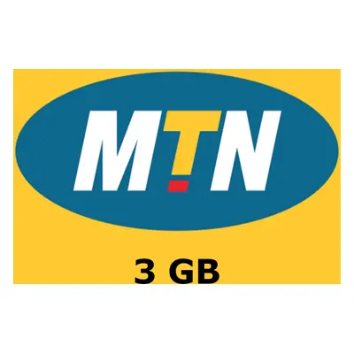 MTN 3 GB Data Mobile Top-up BJ