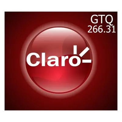 Claro 266.31 GTQ Mobile Top-up GT