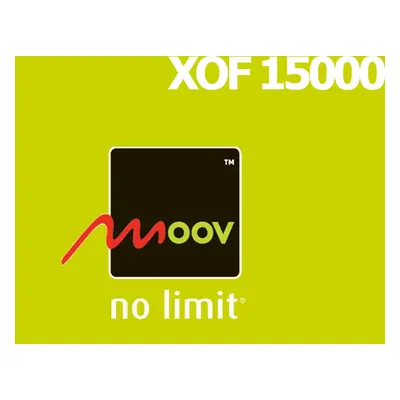 Moov 15000 XOF Mobile Top-up TG