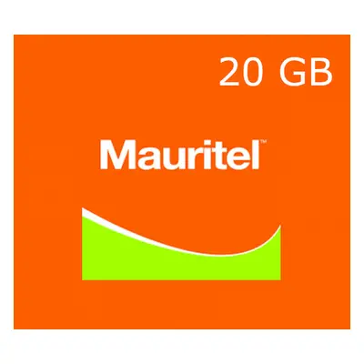 Mauritel 20 GB Data Mobile Top-up MR