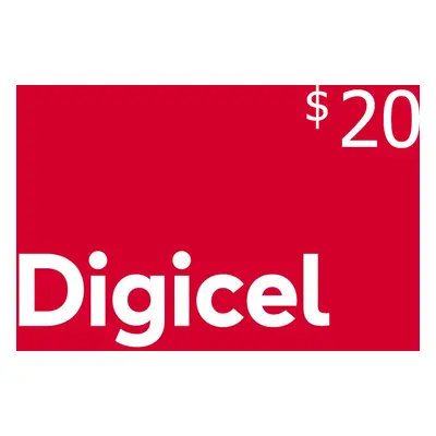 Digicel $20 Mobile Top-up MQ