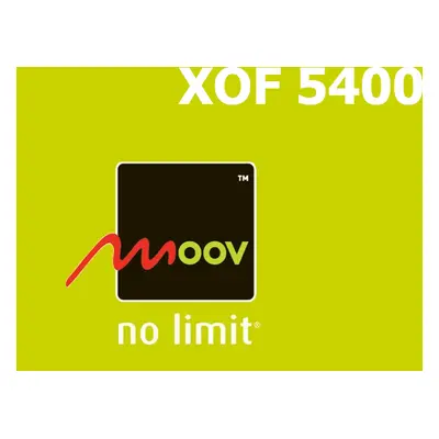 Moov 5400 XOF Mobile Top-up CI