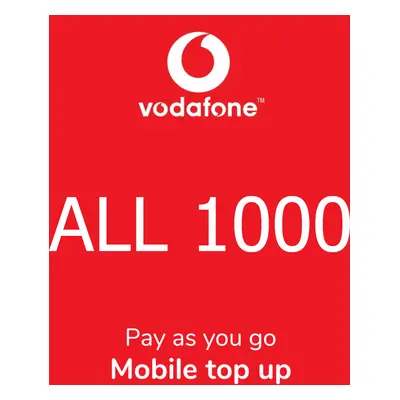 Vodafone 1000 ALL Mobile Top-up AL