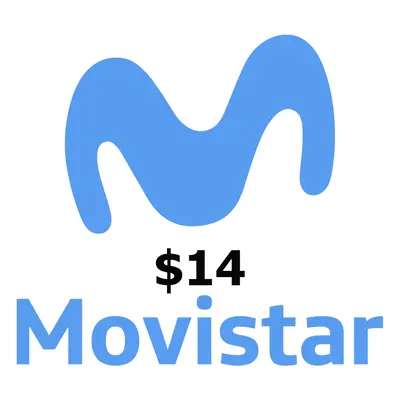 Movistar $14 Mobile Top-up EC