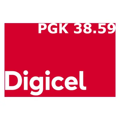 Digicel 38.59 PGK Mobile Top-up PG