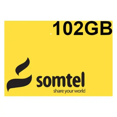 Somtel 102GB Data Mobile Top-up SO