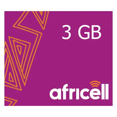 Africell 3 GB Data Mobile Top-up GM