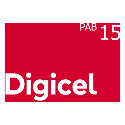 Digicel 15 PAB Mobile Top-up PA