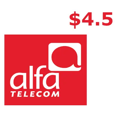 Alfa $4.5 Mobile Top-up LB