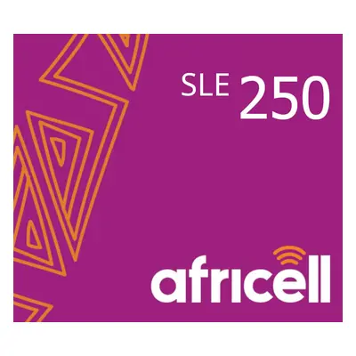 Africell 250 SLE Mobile Top-up SL