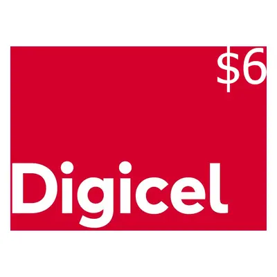 Digicel $6 Mobile Top-up SV