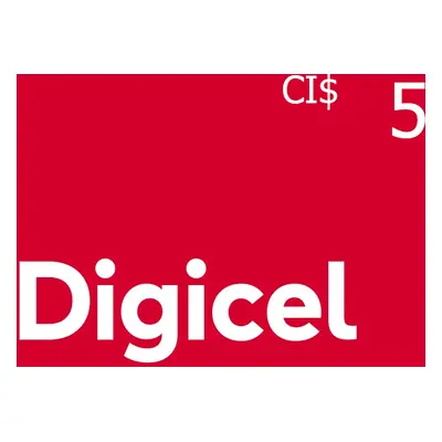 Digicel CI$5 Mobile Top-up KY