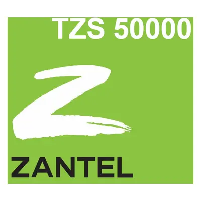 Zantel 50000 TZS Mobile Top-up TZ