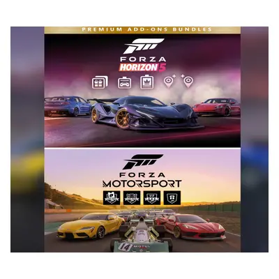 Forza Motorsport and Forza Horizon 5 - Premium Add-Ons Bundle DLC EG XBOX One / Xbox Series X|S 