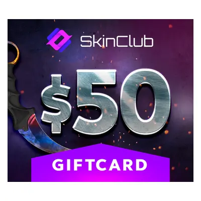 Skin.Club $50 Gift Card