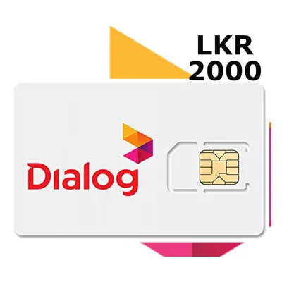 Dialog 2000 LKR Mobile Top-up LK