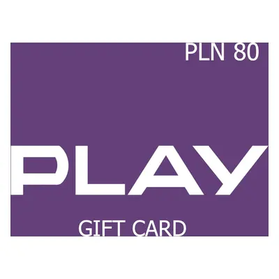 PLAY 80 PLN Mobile Top-up PL