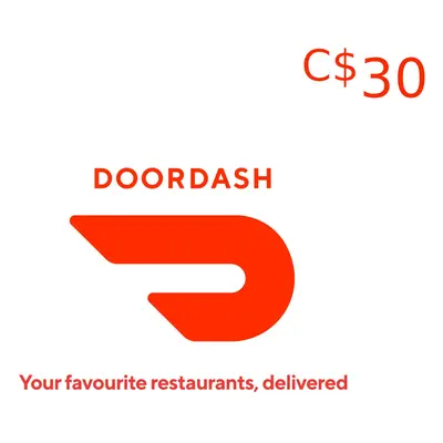 DoorDash C$30 Gift Card CA