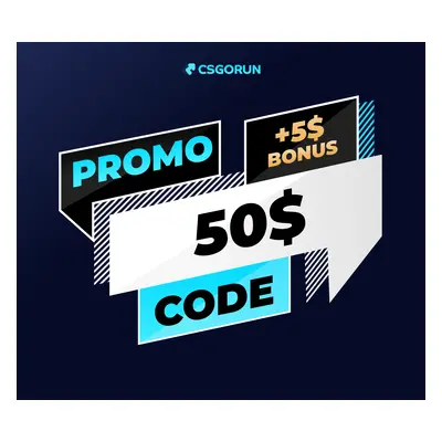 CSGORUN - $50 Gift Card + $5 Bonus