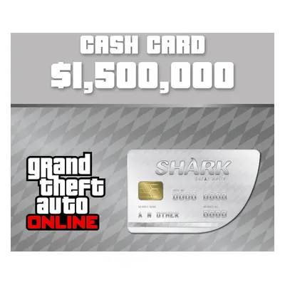 Grand Theft Auto Online - $1,500,000 Great White Shark Cash Card PC Activation Code EU