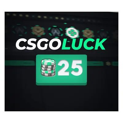 CSGOluck 25 Balance Gift Card