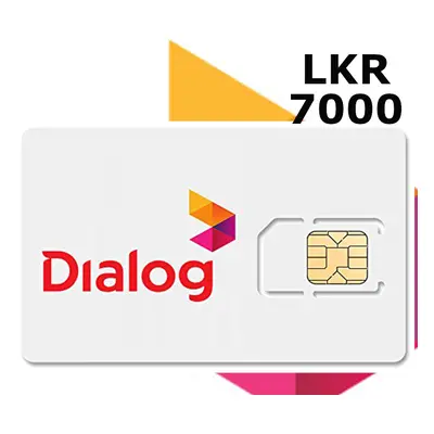 Dialog 7000 LKR Mobile Top-up LK