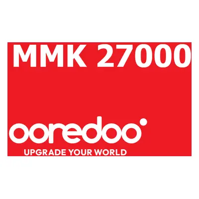 Ooredoo 27000 MMK Mobile Top-up MM