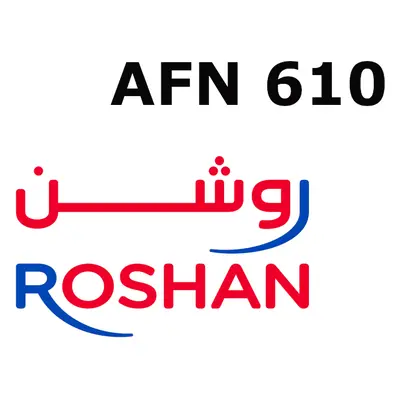 Roshan 610 AFN Mobile Top-up AF