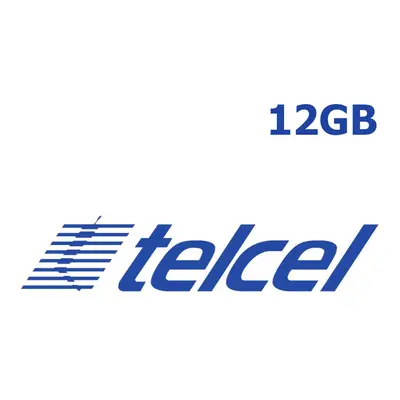 Telcel 12GB Data Mobile Top-up MX