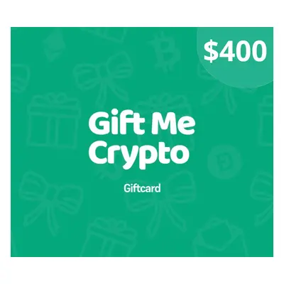 Gift Me Crypto $400 Gift Card