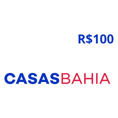 Casas Bahia 100 BRL Gift Card BR