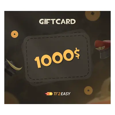 TF2Easy $1000 Coins Gift Card