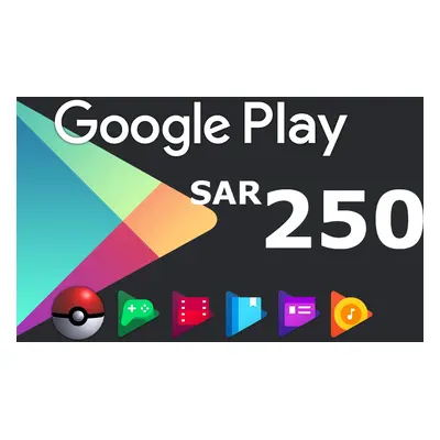 Google Play SAR 250 SA Gift Card