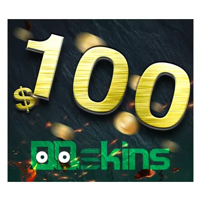 QQSkins $100 Wallet Card