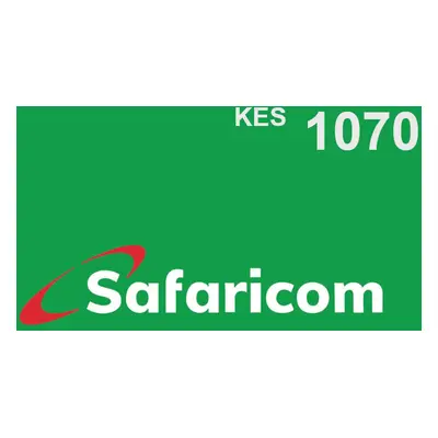 Safaricom 1070 KES Mobile Top-up KE