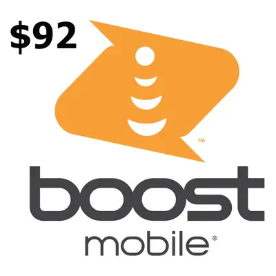 Boost Mobile $92 Mobile Top-up US