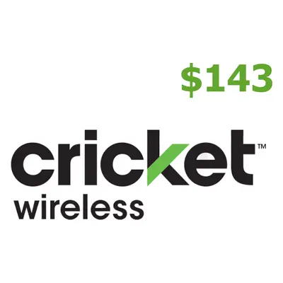 Cricket $143 Mobile Top-up US