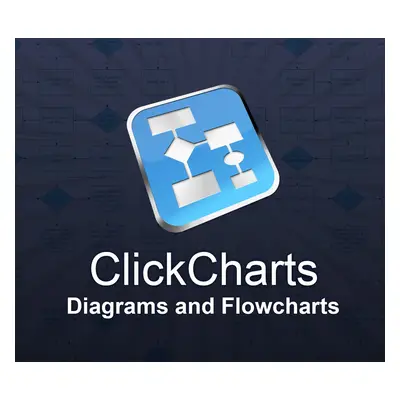 NCH: ClickCharts Diagram and Flowchart Key for Mac (Lifetime / 1 Device)