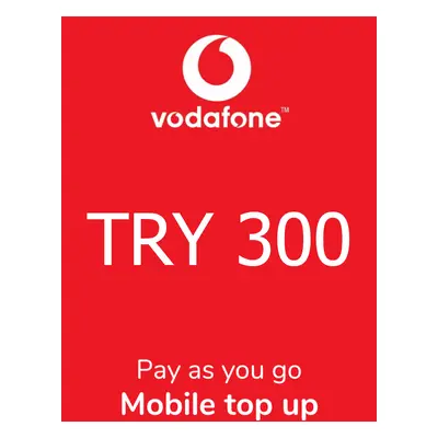 Vodafone 300 TRY Mobile Top-up TR