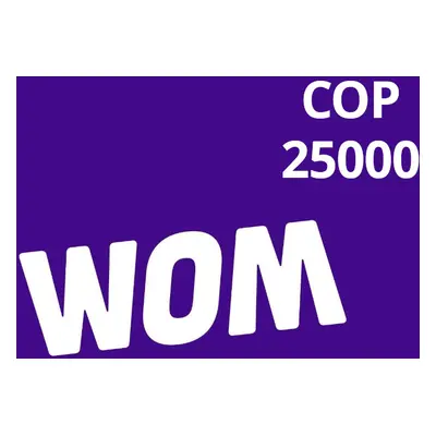 Wom 25000 COP Mobile Top-up CO