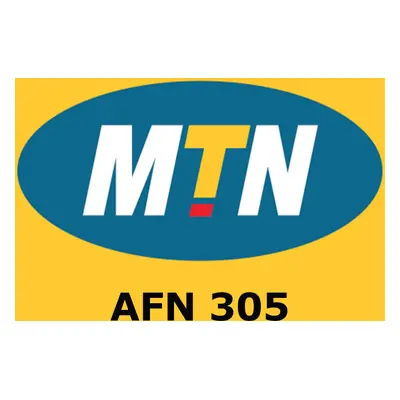 MTN 305 AFN Mobile Top-up AF