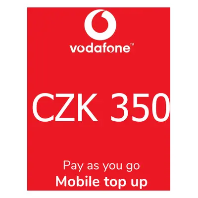 Vodafone 350 CZK Mobile Top-up CZ