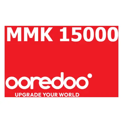 Ooredoo 15000 MMK Mobile Top-up MM