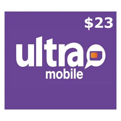 Ultra Mobile $23 Mobile Top-up US